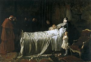 Archivo:Muerte de Alfonso XII o el Último Beso
