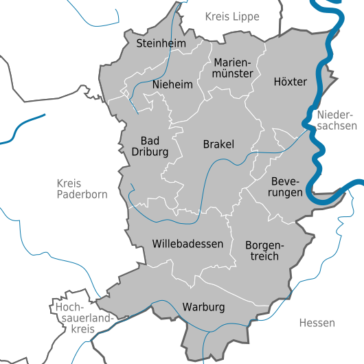Municipalities in HX