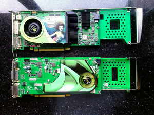 Archivo:NVIDIA GeForce 6800 Ultra + GeForce 7950 GX2