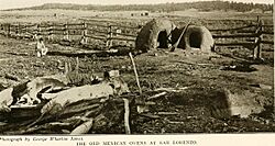 New Mexico, the land of the delight makers - the history of its ancient cliff dwellings and pueblos, conquest by the Spaniards, Franciscan missions; personal accounts of the ceremonies, games, social (14563503147).jpg