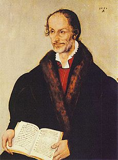 Archivo:Philipp Melanchthon von Lucas Cranach d. J. - 1559
