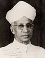 Photograph of Sarvepalli Radhakrishnan presented to First Lady Jacqueline Kennedy in 1962
