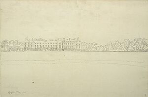 Archivo:Rufford Abbey by Samuel Hieronymus Grimm 1773