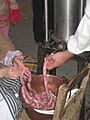 Sausages making in Sueras 02