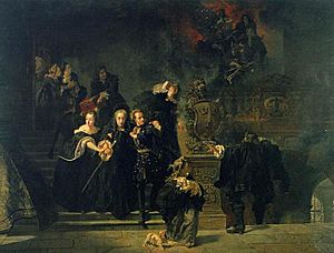 Archivo:Slottsbranden i Stockholm den 7 maj 1697 (1866)