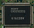 Sony Playstation 1 SCPH-1002 motherboard sound CPU(cropped)
