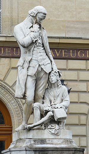 Archivo:Statue de Valentin Haüy