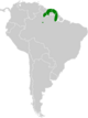 Thamnophilus melanothorax map.svg
