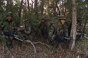 Archivo:US Marines on reconnaissance exercise 2003
