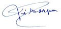 Xosé María Álvarez Blázquez, firma