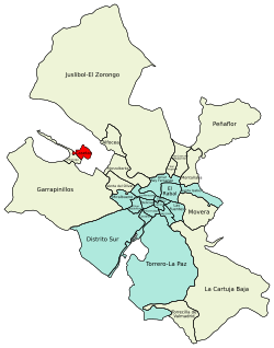 Zaragoza Mapa Junta Casetas.svg