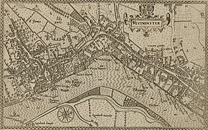 Archivo:1593 Norden's map of Westminster surveyed and publ 1593 (1)