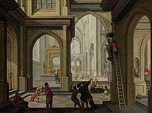 Archivo:Beeldenstorm in een kerk Rijksmuseum SK-A-4992