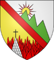 Blason ville fr Pressiat (Ain)