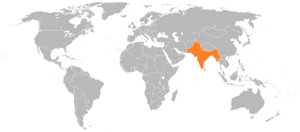 Ubicación de India británica