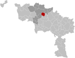Brugelette Hainaut Belgium Map.svg