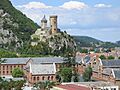 Castle and city of foix