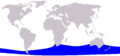 Cetacea range map Pygmy Right Whale