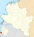 Colombia Nariño location map (+locator map)