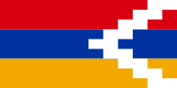 Archivo:Flag of Nagorno-Karabakh