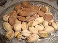 Frutos secos, almendras y pistachos, gastronomía rural, comarca Maestrazgo