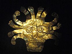 Archivo:Gold Headband Mask, 100 BC - 550 AD, Nazca - Houston Museum of Natural Science - DSC02147