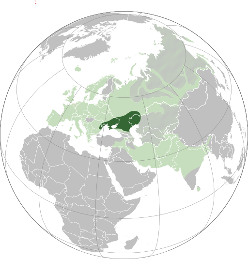 Indo-European steppe homeland map