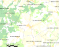 Map commune FR insee code 72143