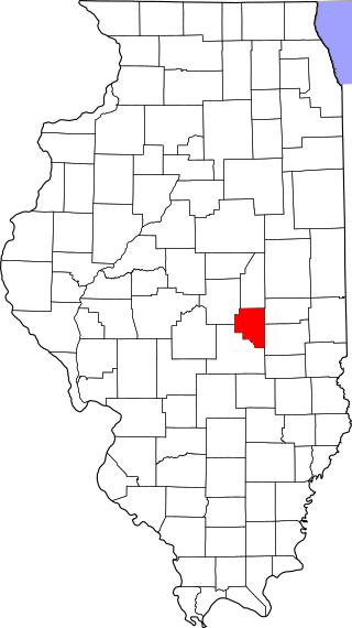 Map of Illinois highlighting Moultrie County.svg