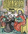 Nuremberg chronicles - Burdinus, Antipope under Pope Calixtus II (CXCVIIv)