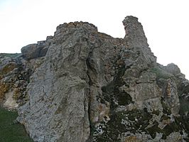Restos del castillo de Peñausende.