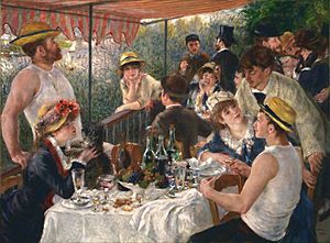 Archivo:Pierre-Auguste Renoir - Luncheon of the Boating Party - Google Art Project
