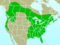 Pileated Woodpecker-rangemap