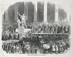 Archivo:Polk inauguration Oath London News