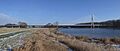 Schönebeck,Elbauenbrücke,Panorama