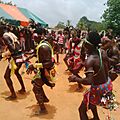 Sortie des inities a la danse panthere a l ouest de la cote d ivoire