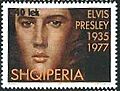 Stamp of Albania - 2006 - Colnect 374144 - Elvis Presley overprinted