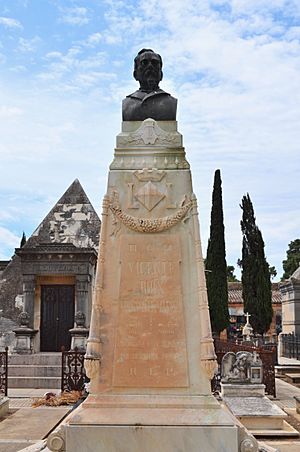 Archivo:Tomba de Vicent Boix i Ricarte, cementeri general de València