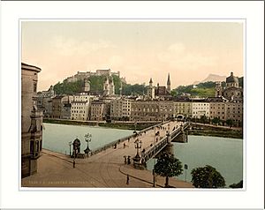 Archivo:Town bridge Salzburg Austro-Hungary