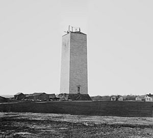 Archivo:Washington Monument circa 1860 - Brady-Handy