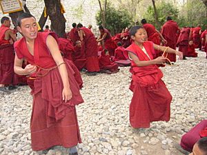 Archivo:Young monks of Drepung