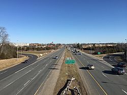 2016-02-28 15 39 37 View east along Lee Jackson Memorial Highway (U.S. Route 50) from Sully Road (Virginia State Route 28) in Chantilly, Virginia.jpg