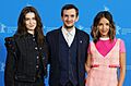 Anamaria Vartolomei, Brandon Vlieghe and Lyna Khoudri at Berlinale 2024