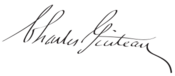 Charles Guiteau Signature.svg