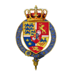 Coat of arms of Frederick II, King of Denmark and Norway, KG.png