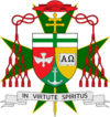 Coat of arms of László cardinal Paskai, OFM, GCLJ.png