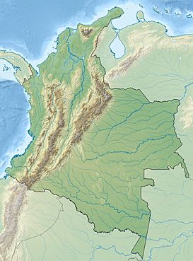 Sierra de la Macarena ubicada en Colombia