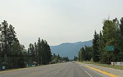 Coram Montana Sign Looking Westerly on US2.jpg