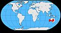 Corvus bennetti map