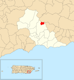 Egozcue, Patillas, Puerto Rico locator map.png
